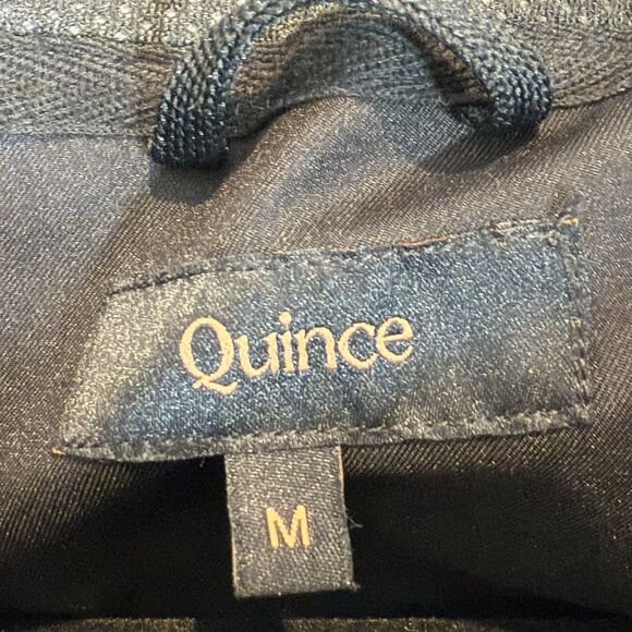 Quince Rain Jacket Women’s Weatherproof Oversized Mid-Length Black M - Picture 4 of 16